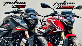 Pulsar N160 Vs Pulsar N250 Detailed Comparison  Best Naked Pulsar Under 2 Lakh [upl. by Petrick49]