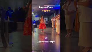 Xolly Mncwango singing Bayede Kuwegatewaychurchinternational8889 bayedekuwe sundayatchurch [upl. by Wolf]