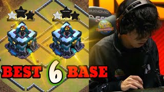 TOP 6  BEST TH13 WAR BASE ANTI 2 STAR BASE  LINKS 2023  TOWN HALL 13 BASE  CLASH OF CLANS [upl. by Phelgen]