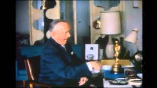 Exclusive and Rare High Quality Colour Footage Of Stan Laurel At Home With His Oscar [upl. by Socher281]