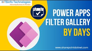 How to Filter Power Apps Gallery By Days  Power Apps Filter Gallery by Days Current Next Last [upl. by Yanttirb]