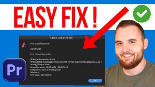 How to Fix Premiere Pro Export Error Compiling Movie QUICK GUIDE [upl. by Thielen]