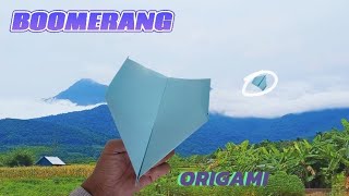 HOW TO MAKE WORLD CHAMPION PAPER AIRPLANE  BOOMERANG [upl. by Dahraf]