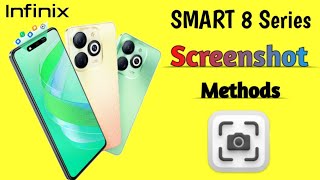 How to Take Screenshot in Infinix Smart 8  Infinix Smart 8 Screenshot Settings [upl. by Nahtanohj]