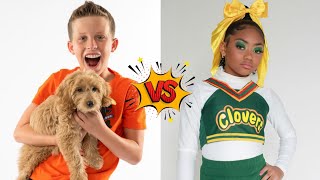 Khalani Simon Lani Love Vs Paxton Myler Ninja Kidz TV Lifestyle Comparison [upl. by Laith]