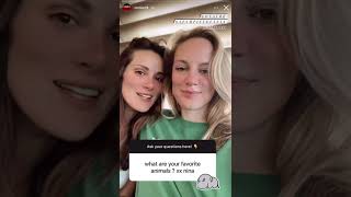 Stefania Spampinato and Danielle Savre answer Station 19 fan questions together  marina [upl. by Nuri820]