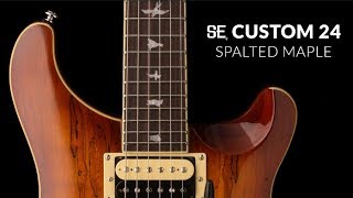 The SE Custom 24 Spalted Maple  PRS Guitars [upl. by Hau]