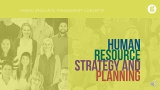 Human Resource Strategy and Planning [upl. by Nale396]