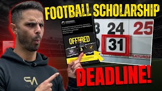 Important College Football Scholarship Deadlines You Need To Know [upl. by Htnicayh961]