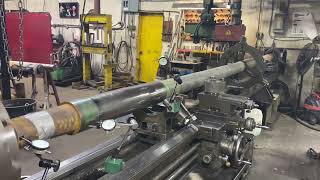 Prop shaft at high speed in lathe [upl. by Aluap747]