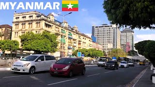 🇲🇲 Explore The Ultimate Sightseeing View of Myanmar City Yangon [upl. by Garold]