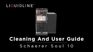 How to Clean a Schaerer Soul 10 Coffee Machine  User Guide [upl. by Rehtnug]