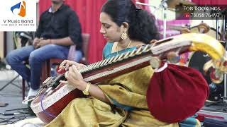 Inkem Inkem Veenai Instrumental Ft V Music Band  Wedding Instrumental Music Band in Chennai [upl. by Eseer]