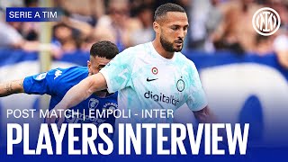 EMPOLI 03 INTER  DAMBROSIO INTERVIEW 🎙️⚫🔵 [upl. by Dnalevets779]