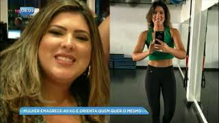 Fabíola Gadelha revela a dieta da mulher que perdeu 40 kg em um ano [upl. by Hamimej]