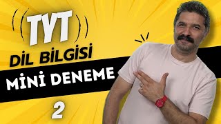 TYT  Dil Bilgisi  Mini Deneme  2  RÃœÅTÃœ HOCA [upl. by Joshua63]