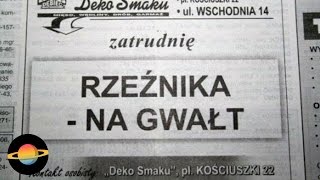 10 najśmieszniejszych ogłoszeń o pracę [upl. by Zhang]