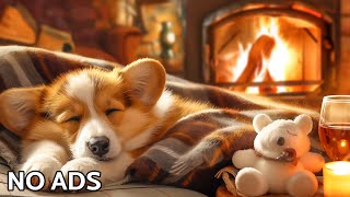 12 HOURS of Deep Separation Anxiety Music for Dog🐶 Calming Dog Music  Cozy Fireplace Ambience [upl. by Sucramal]