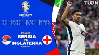 HIGHLIGHTS  Serbia vs Inglaterra  UEFA EURO 2024  J1  TUDN [upl. by Buffum]