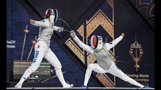 Cairo 2022 Individual Womens Foil Fencing World Championships Finals Highlights [upl. by Aitel]