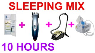 №629 Refrigerator sound clipper sound vacuum cleaner sound nebulizer sound  10 hours ASMR [upl. by Aihsenat780]