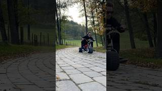 Build video is production minibike trike diyprojects minimoto wheelie [upl. by Nadruoj]