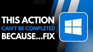 Fix The action cannot be completed because the file is open in another program on Windows 1011 [upl. by Ahsurej]