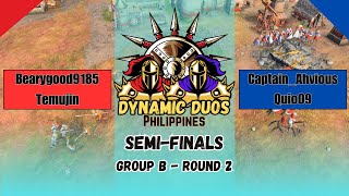 Dynamic Duos Philippines  SemiFinals Group B Round 2  Age of Empires 4 [upl. by Tirb]