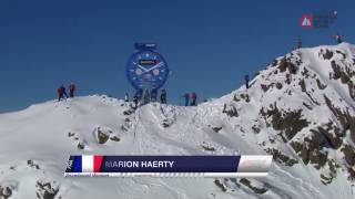 Winning run Marion Haerty  ChamonixMontBlanc staged in VallnordArcalís  FWT17 [upl. by Ardeahp]