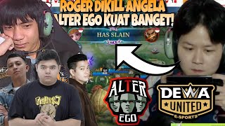 KITING ALTER EGO TERLALU GILA  ROGER DIKILL ANGELA REKT  ALTER EGO VS DEWA MATCH 2  MPL S13 [upl. by Charline]