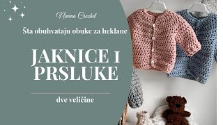 Obuka za heklanje Jaknice i prsluk [upl. by Yeslehc674]