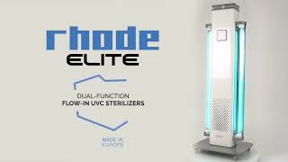 EN Germicidal lamp  flow UVC sterilizer RHODE ELITE [upl. by Crelin]