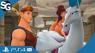 Kingdom Hearts 3  All Cutscenes  Game Movie  Hercules  Olympus Coliseum [upl. by Eanat]