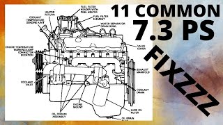 11 73 POWERSTROKE ISSUES STOP IN AND SEE COMMON FAULTS [upl. by Atworth854]