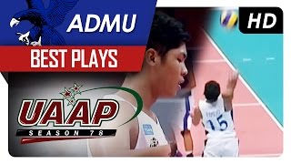 UAAP 78 MV Marck Espejo with a clean service ace [upl. by Atinid607]