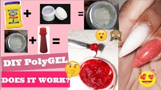 DIY POLYGEL with CORNSTARCH amp FOOD COLORING  DOES IT WORK RED POLYGEL [upl. by Sorensen]