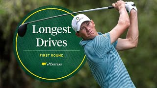 The Longest Drives From the 2024 First Round  The Masters [upl. by Runstadler]