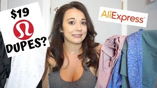 AliExpress Gym Leggings Haul  Most SeeThrough Leggings EVER [upl. by Hessler]