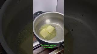 Receita de aspargo na manteiga  Cozinhando na estrada [upl. by Daile975]