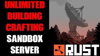 How To Setup Your GPortal Rust Console Community Server For An Unlimited Crafting Building Sandbox [upl. by Namwob220]