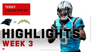 Teddy Bridgewater Highlights vs Chargers  NFL 2020 [upl. by Leryt]