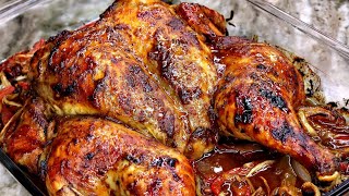 JERK HONEY BAKED CHICKEN THIGHS  DINNER IDEA  CHICKEN THIGHS [upl. by Magnum502]