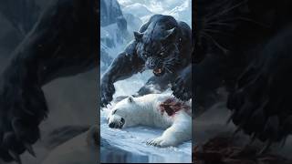 Black Panther vs White Animals Lion Tiger Wolf [upl. by Nerte]