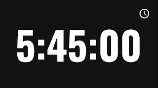 5 Hour 45 Minute Timer  Simple 345 Minute Timer [upl. by Eda]