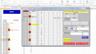 Terminkalender auf Basis einer Excel Datei Excel VBA Programmierung [upl. by Alana]