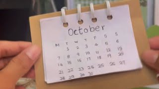 Mini table calendar [upl. by Zennie]