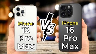 iPhone 16 Pro Max vs iPhone 12 Pro Max 🔥 Full Specs Comparison [upl. by Dustman]