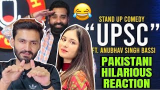 STANDUP COMEDY “UPSC” FT ANUBHAV SINGH BASSI  PAKISTANI HILARIOUS REACTION [upl. by Jeromy904]