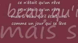 Ce nétait quun rêve Celine Dion  lyrics [upl. by Straub234]