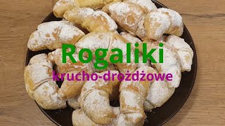 Najlepsze rogaliki krucho  drożdżowe 🥐🥐  agatabodkuchni [upl. by Arathorn603]